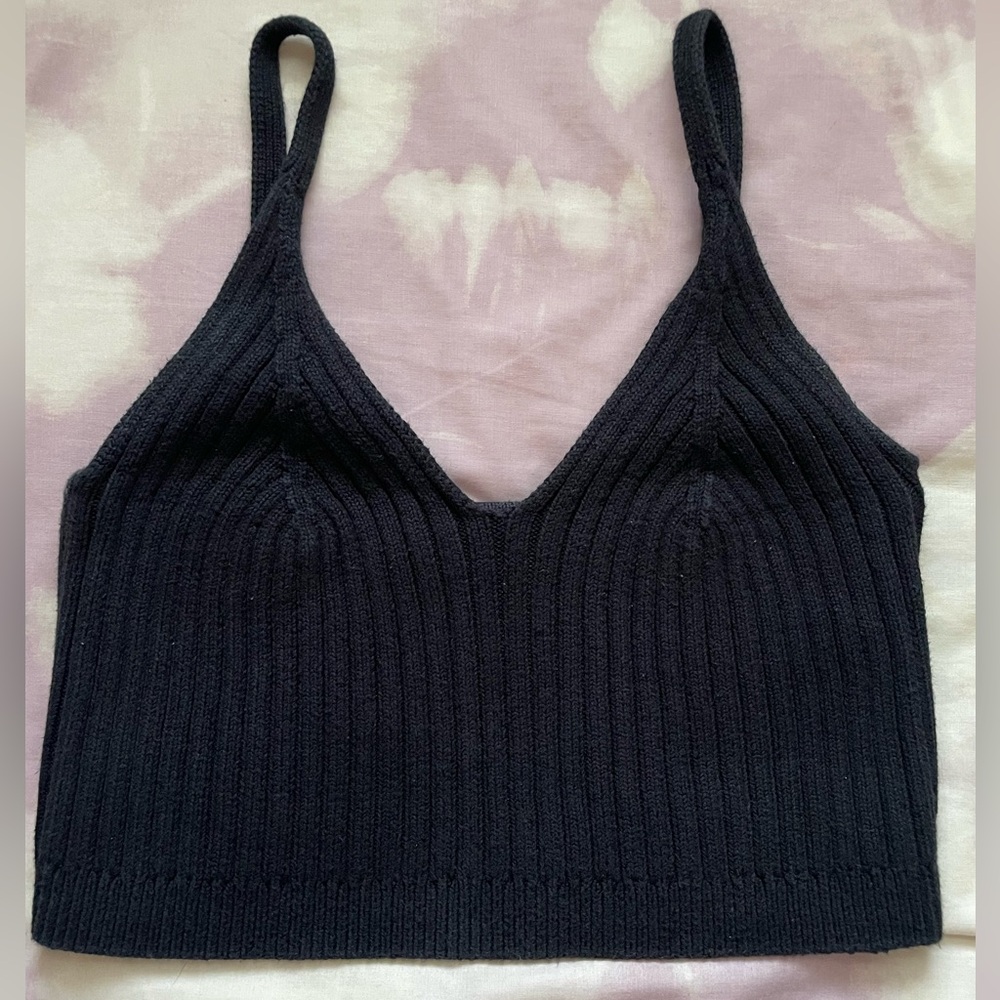 Free People Sweater Tank Crop Top